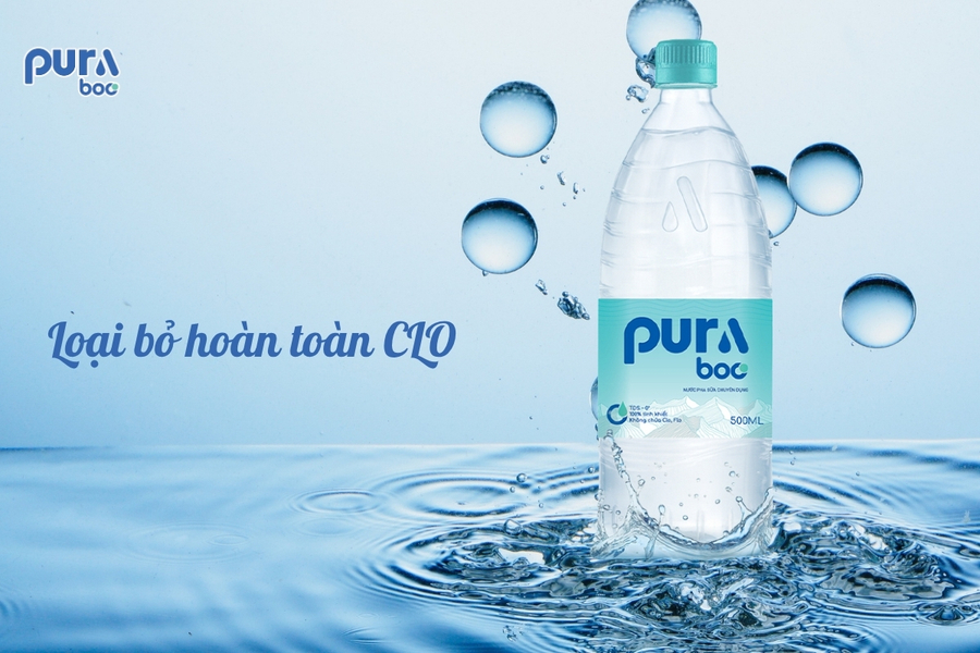 Nước Puraboo đã được loại bỏ hoàn toàn clo