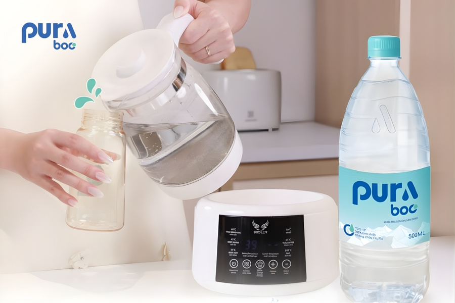 Nước pha sữa Puraboo