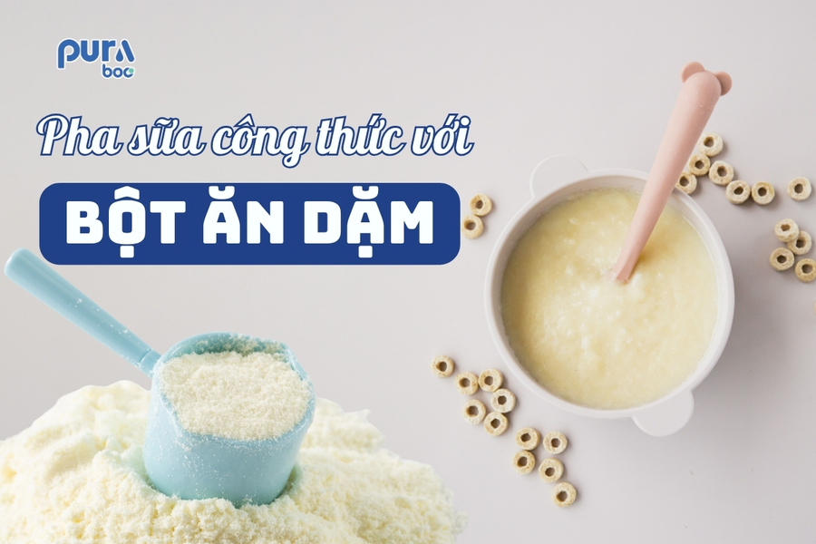 Pha chung sữa và bột ăn dặm có thể làm tăng áp lực lên thận