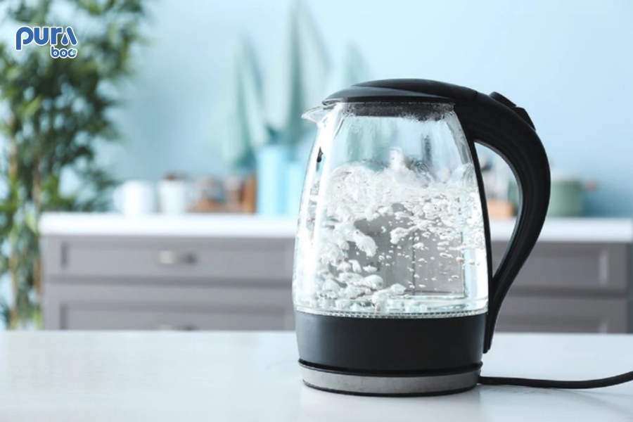 Nước máy đun sôi pha sữa được không