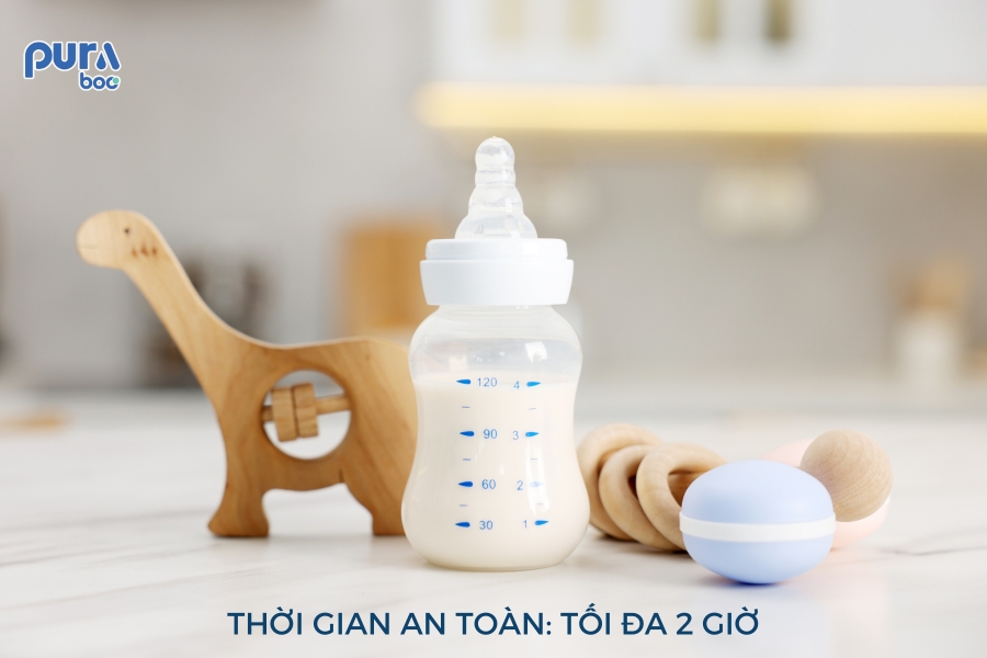 Có nên pha sữa để sẵn trong bình giữ nhiệt không?
